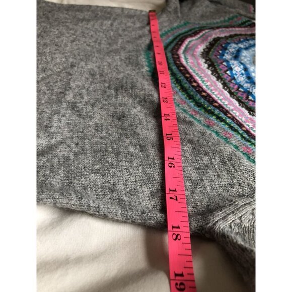 Boden Knit Fair Isle Sweater Dress Womens Size 6 Wool Blend Holiday Winter - Picture 7 of 8